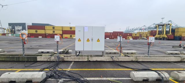 Elektrische infrastructuur in de haven